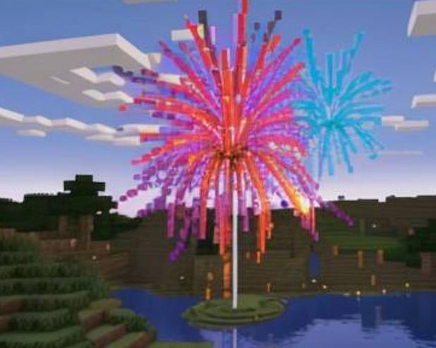 Учимся делать фейерверк в Minecraft