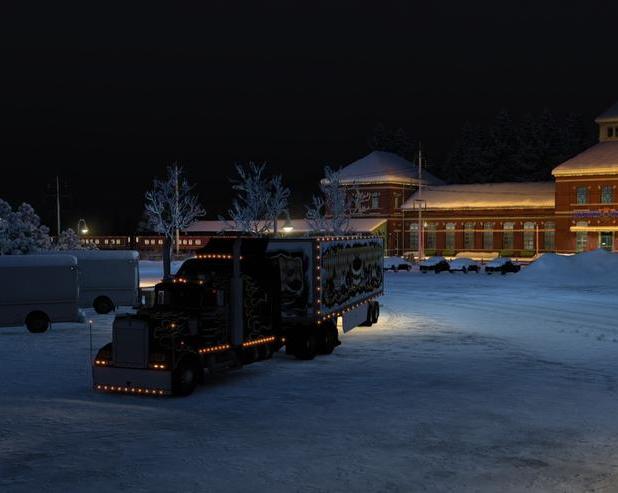 В Euro Truck Simulator 2 и American Truck Simulator официально появился снег!